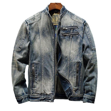 Men's Washed Denim Jacket