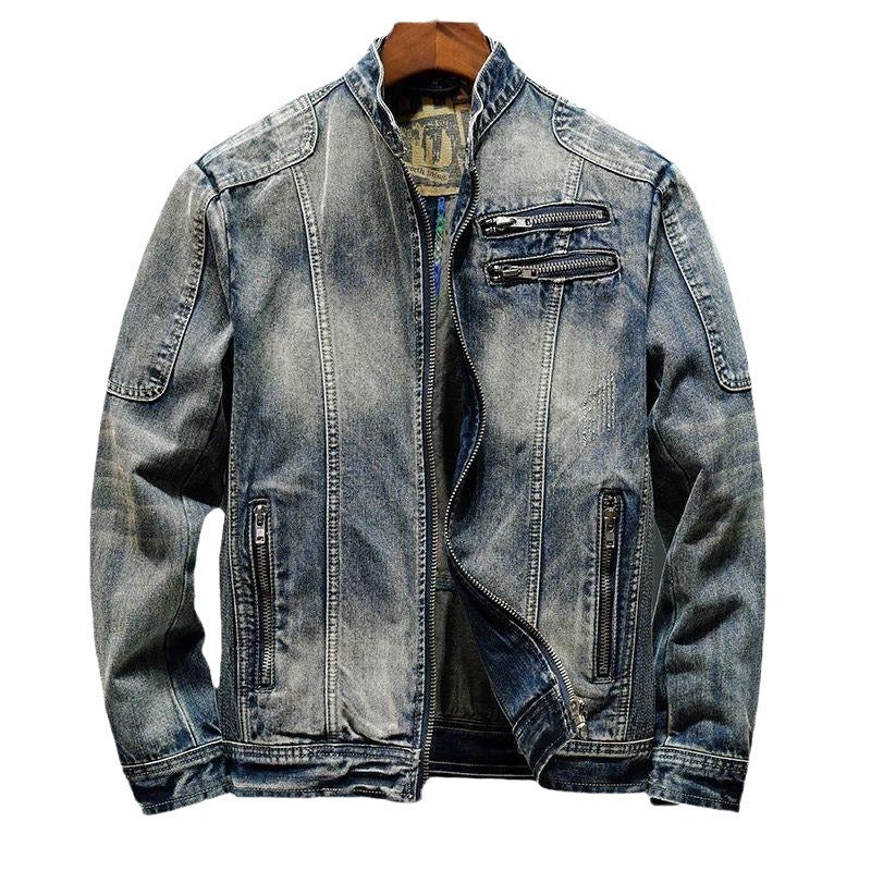 Men's Washed Denim Jacket