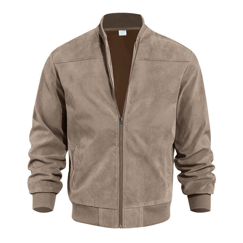 Men's Zip-Up Bomber Jacket