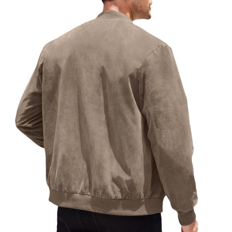 Men's Zip-Up Bomber Jacket