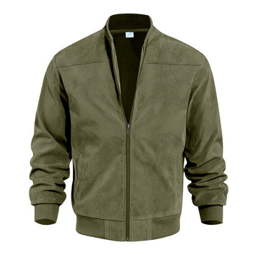 Men's Zip-Up Bomber Jacket
