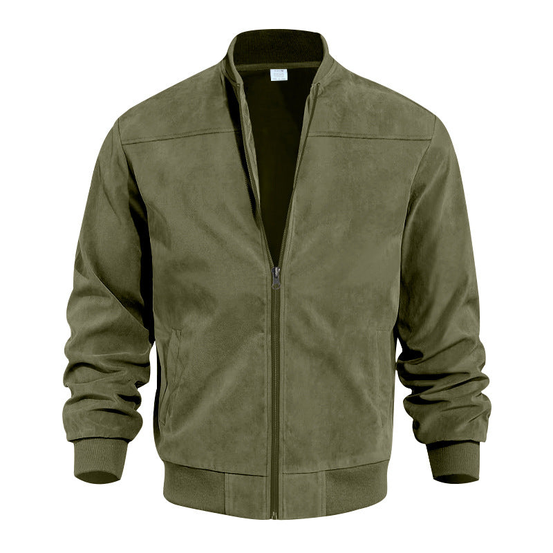 Men's Zip-Up Bomber Jacket
